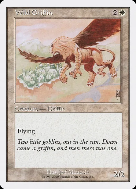 Wild Griffin, Magic card S00 11 — Starter 2000 set