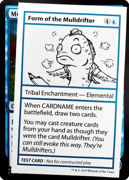 Form of the Mulldrifter, carte Magic CMB2 22 — extension Mystery Booster Playtest Cards 2021