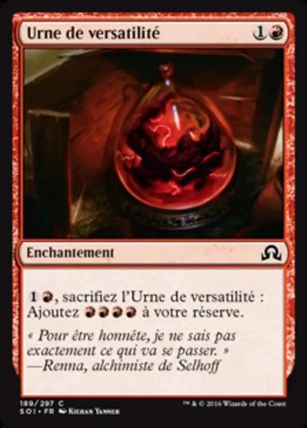 Urne de versatilité, carte Magic SOI 189 — extension Ténèbres sur Innistrad