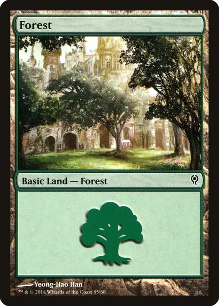 Forêt, carte Magic DDM 85 — extension Duel Decks: Jace vs. Vraska