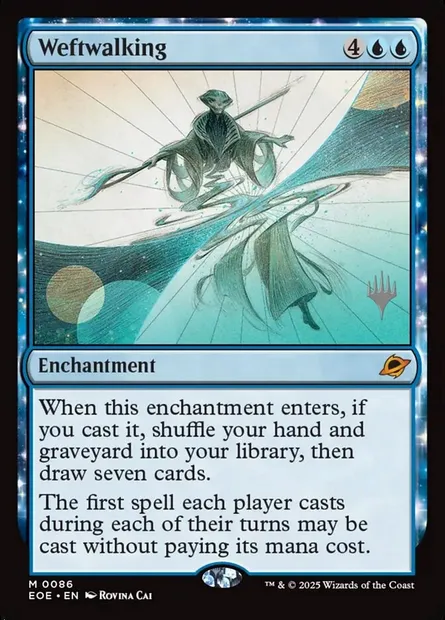Weftwalking, Magic card PEOE 86p — Edge of Eternities Promos set