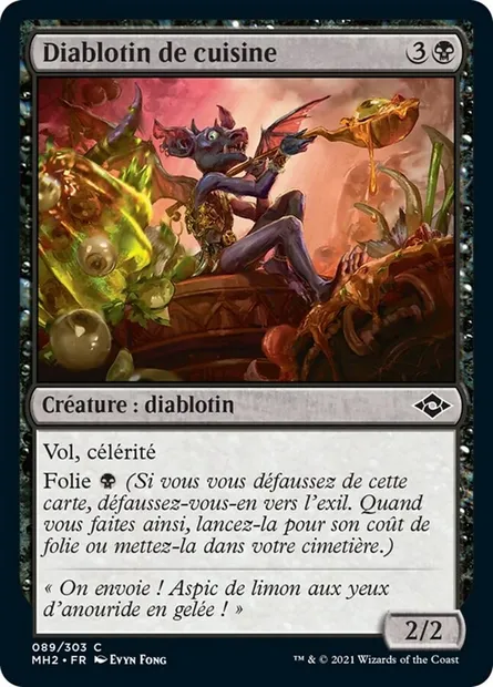 Diablotin de cuisine, carte Magic MH2 89 — extension Horizons du Modern 2