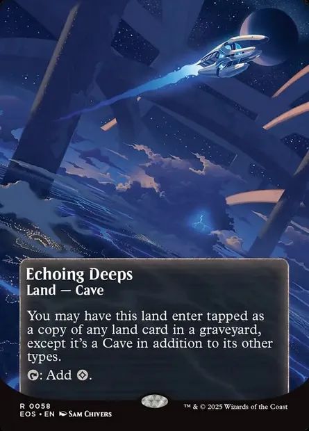 Echoing Deeps, Magic card EOS 58 — Edge of Eternities: Stellar Sights set