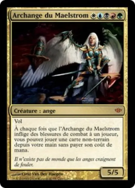 Archange du Maelstrom, carte Magic CON 115 — extension Conflux