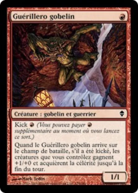 Guérillero gobelin, carte Magic ZEN 125 — extension Zendikar