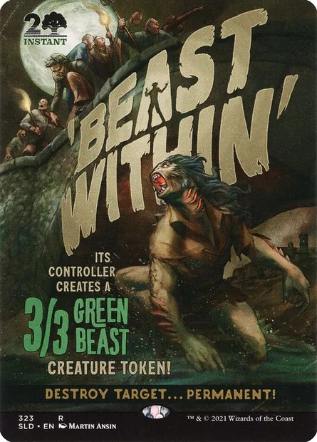 Beast Within, Magic card SLD 323 — Secret Lair Drop set