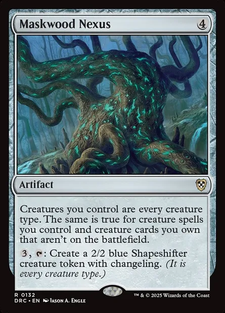 Maskwood Nexus, Magic card DRC 132 — Aetherdrift Commander set