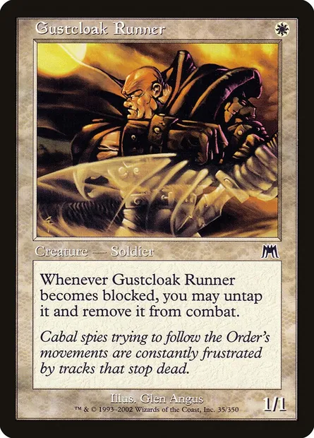 Gustcloak Runner, Magic card ONS 35 — Onslaught set