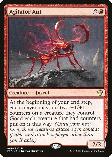 Agitator Ant, Magic card C20 49 — Commander 2020 set