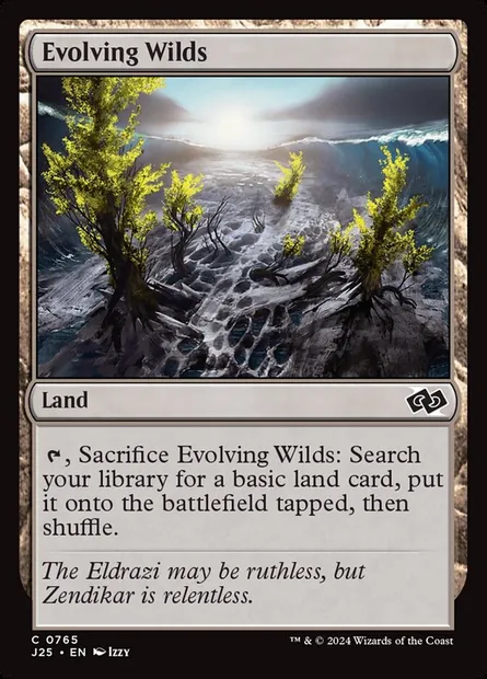 Evolving Wilds, Magic card J25 765 — Foundations Jumpstart set