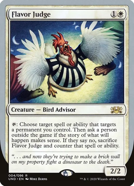 Flavor Judge, Magic card UND 4 — Unsanctioned set