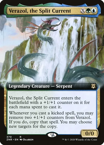 Verazol, the Split Current, Magic card ZNR 370 — Zendikar Rising set