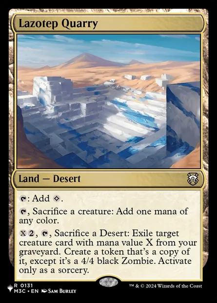 Lazotep Quarry, Magic card PLST M3C-131 — The List set