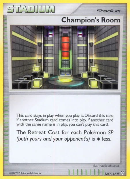 Champion's Room, Pokémon card SV 135 — Supreme Victors set