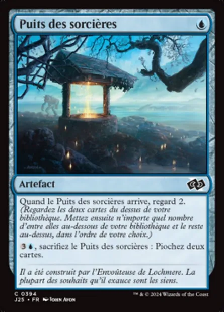 Puits des sorcières, carte Magic J25 394 — extension Foundations Jumpstart