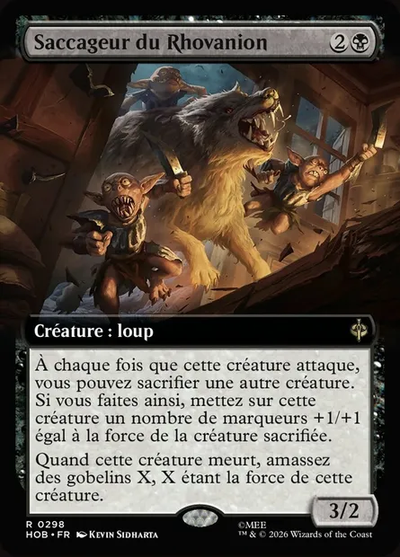 Saccageur du Rhovanion, carte Magic HOB 298 — extension The Hobbit