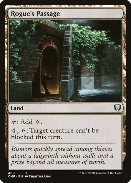 Rogue's Passage, Magic card CMR 489 — Commander Legends set