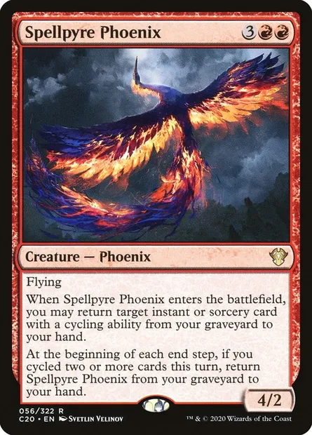 Spellpyre Phoenix, Magic card C20 56 — Commander 2020 set
