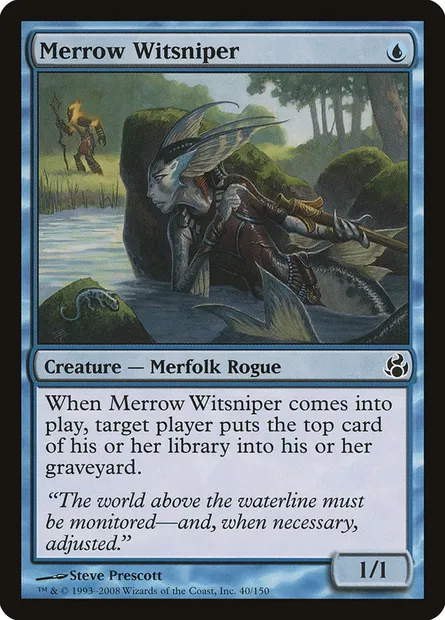 Merrow Witsniper, Magic card MOR 40 — Morningtide set