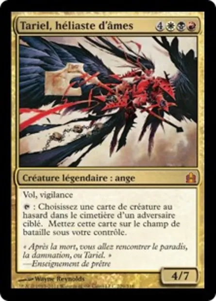 Tariel, héliaste d'âmes, carte Magic CMD 229 — extension Commander 2011