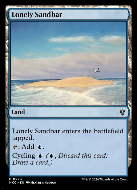 Lonely Sandbar, Magic card MKC 273 — Murders at Karlov Manor Commander set