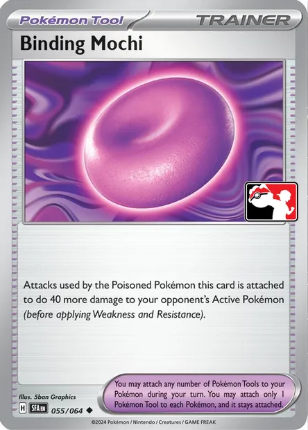 Binding Mochi, Pokémon card PPS 055-2 — Play! Pokémon Prize Pack Series set