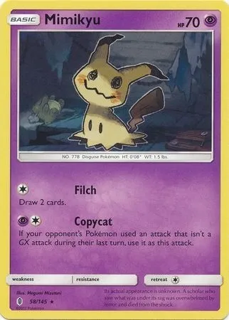 Mimiqui, carte Pokémon TDX 058-2 — extension Theme Deck & Blisters Exclusives