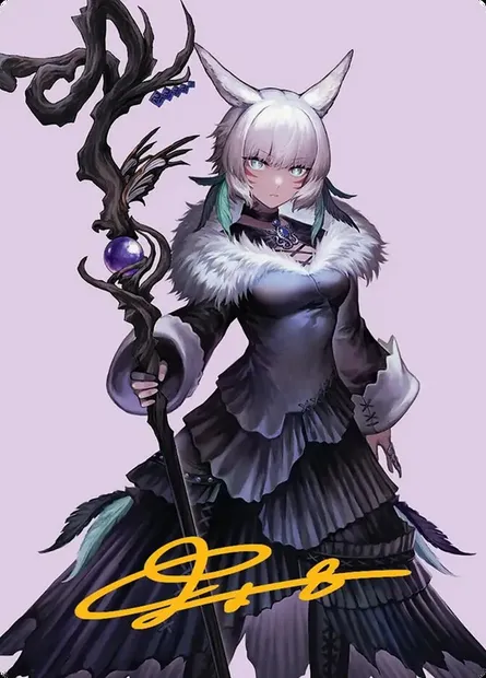 Y'shtola, Night's Blessed // Y'shtola, Night's Blessed, Magic card AFIN 53 — Final Fantasy Art Series set