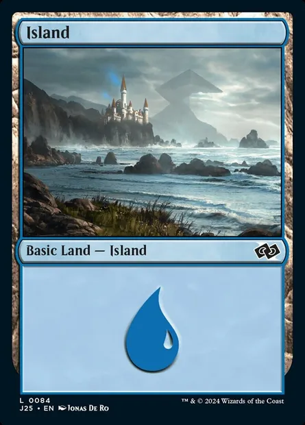 Island, Magic card J25 84 — Foundations Jumpstart set