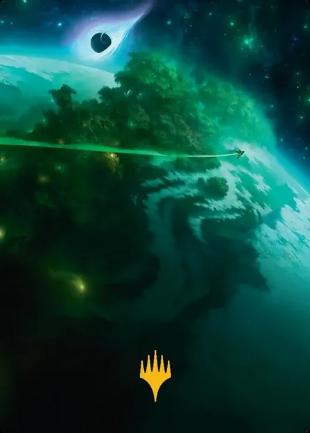 Evendo, Waking Haven // Evendo, Waking Haven, carte Magic AEOE 30 — extension Edge of Eternities Art Series