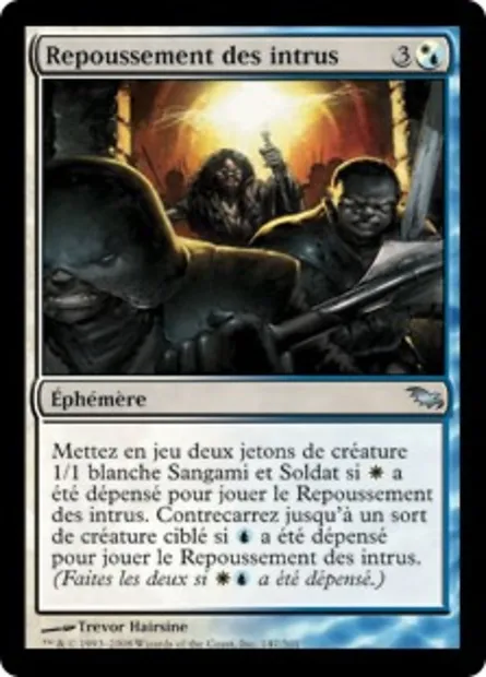 Repoussement des intrus, carte Magic SHM 147 — extension Sombrelande