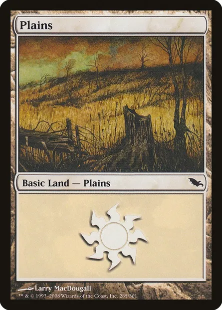 Plains, Magic card SHM 285 — Shadowmoor set