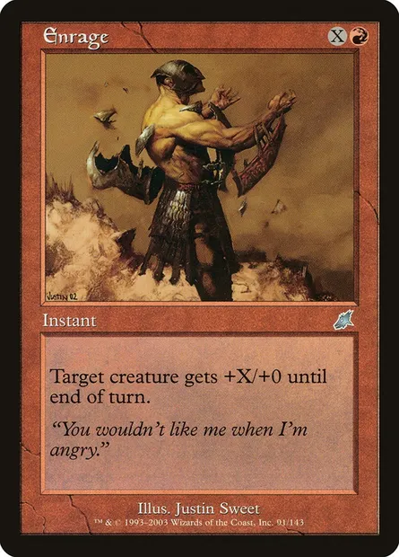 Enrage, Magic card SCG 91 — Scourge set