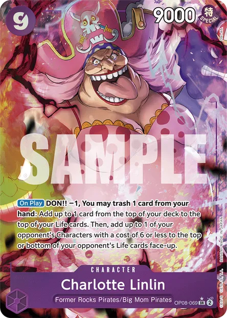 Charlotte Linlin, carte One Piece OP08-069 — extension TWO LEGENDS