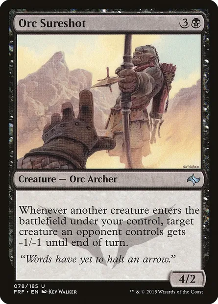 Orc Sureshot, Magic card FRF 78 — Fate Reforged set