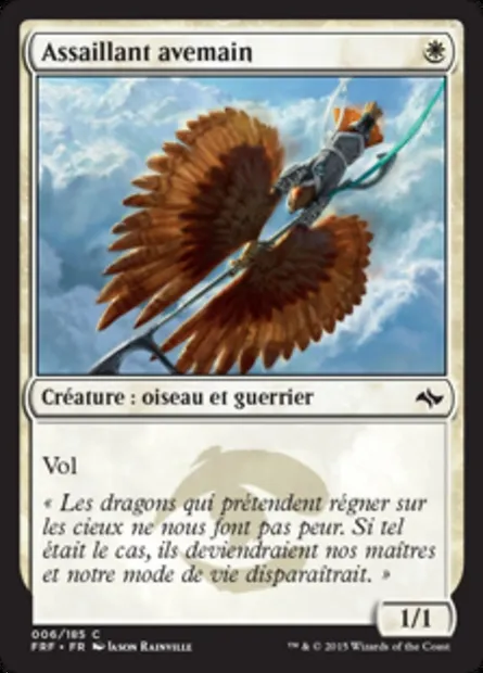 Assaillant avemain, carte Magic FRF 6 — extension Destin reforgé