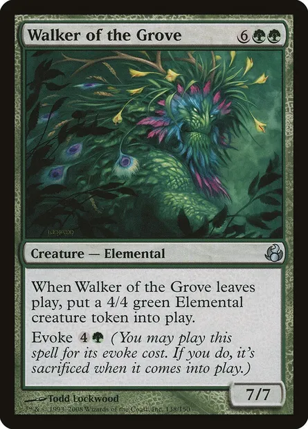 Walker of the Grove, Magic card MOR 138 — Morningtide set