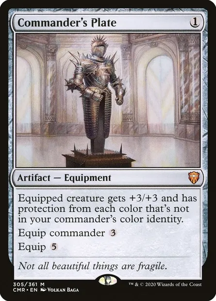 Commander's Plate, Magic card CMR 305 — Commander Legends set