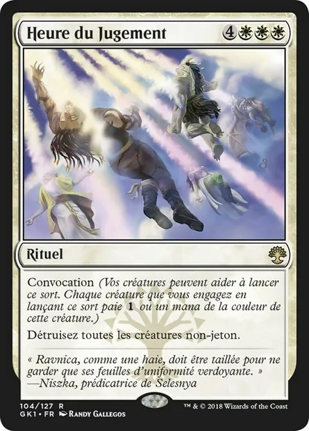 Heure du Jugement, carte Magic GK1 104 — extension GRN Guild Kit