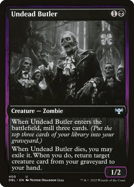Undead Butler, Magic card DBL 400 — Innistrad: Double Feature set