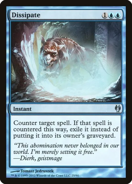Dissipate, Magic card DDJ 25 — Duel Decks: Izzet vs. Golgari set