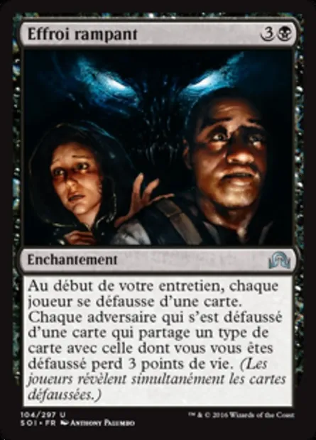 Effroi rampant, carte Magic SOI 104 — extension Ténèbres sur Innistrad
