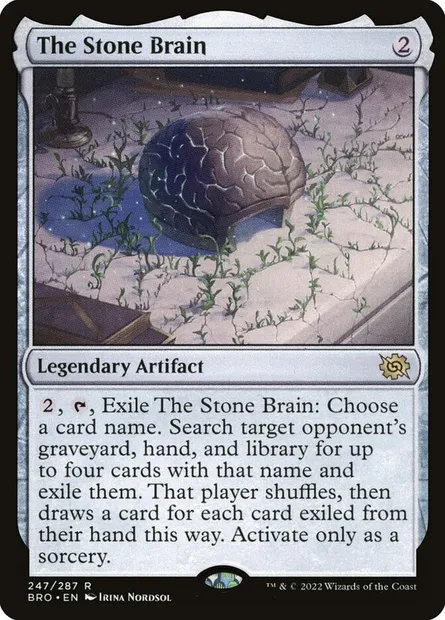 The Stone Brain, Magic card BRO 247 — The Brothers' War set
