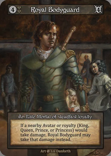 Royal Bodyguard, Sorcery card BET 139 — Beta set