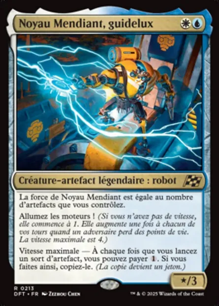 Noyau Mendiant, guidelux, carte Magic DFT 213 — extension Aetherdrift