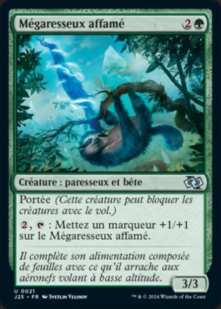 Mégaresseux affamé, carte Magic J25 21 — extension Foundations Jumpstart
