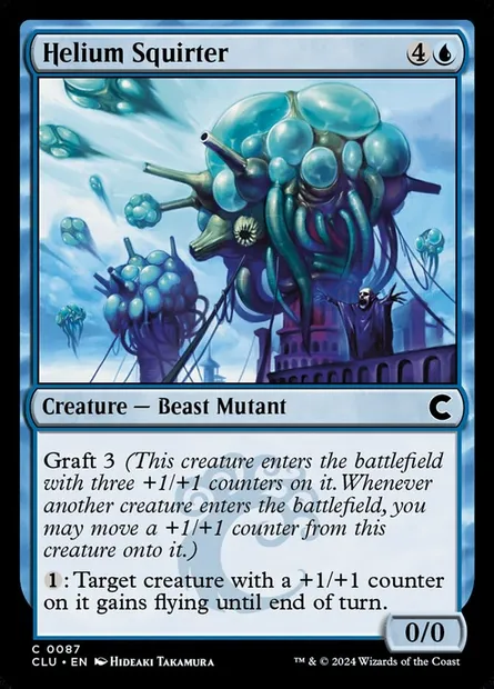 Helium Squirter, Magic card CLU 87 — Ravnica: Clue Edition set