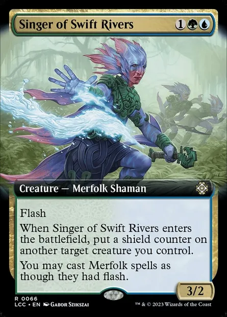 Singer of Swift Rivers, Magic card LCC 66 — The Lost Caverns of Ixalan Commander set