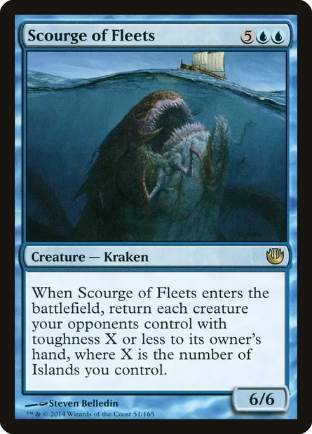Scourge of Fleets, Magic card JOU 51 — Journey into Nyx set