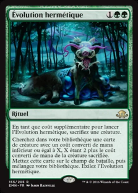 Évolution hermétique, carte Magic EMN 155 — extension La lune hermétique